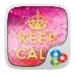 keep calm girl golauncher ex theme android application logo